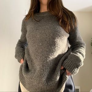 Grey Urban Outfitters Knit Sweater